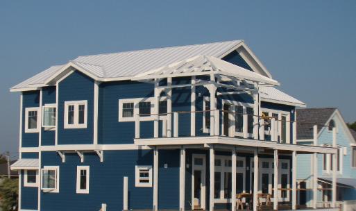 Metal Roof Atlantic Beach NC, color Bone white